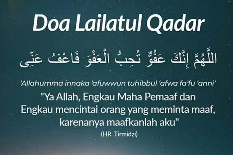 Doa Malam Lailatul Qadar