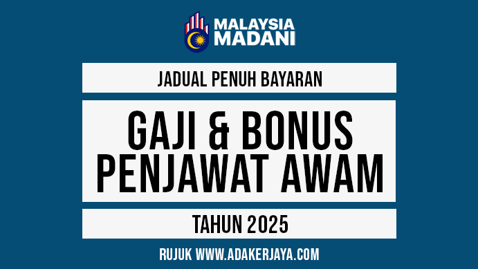 Jadual Bayaran Gaji & Bonus